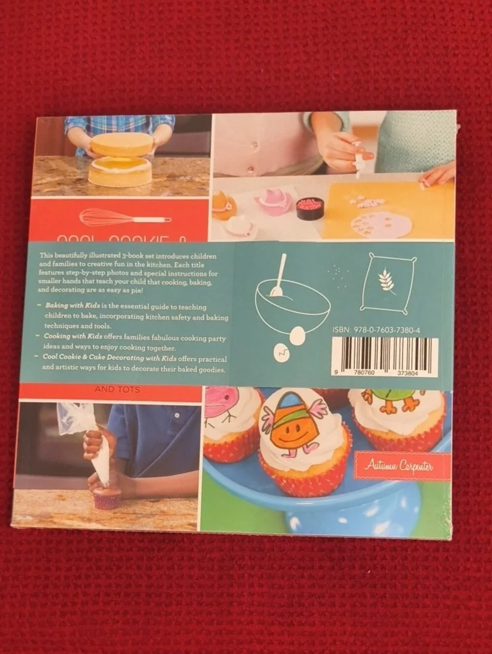 Baking with Kids 3 Book Set By Leah Brooks Paperback NWT-Sealed